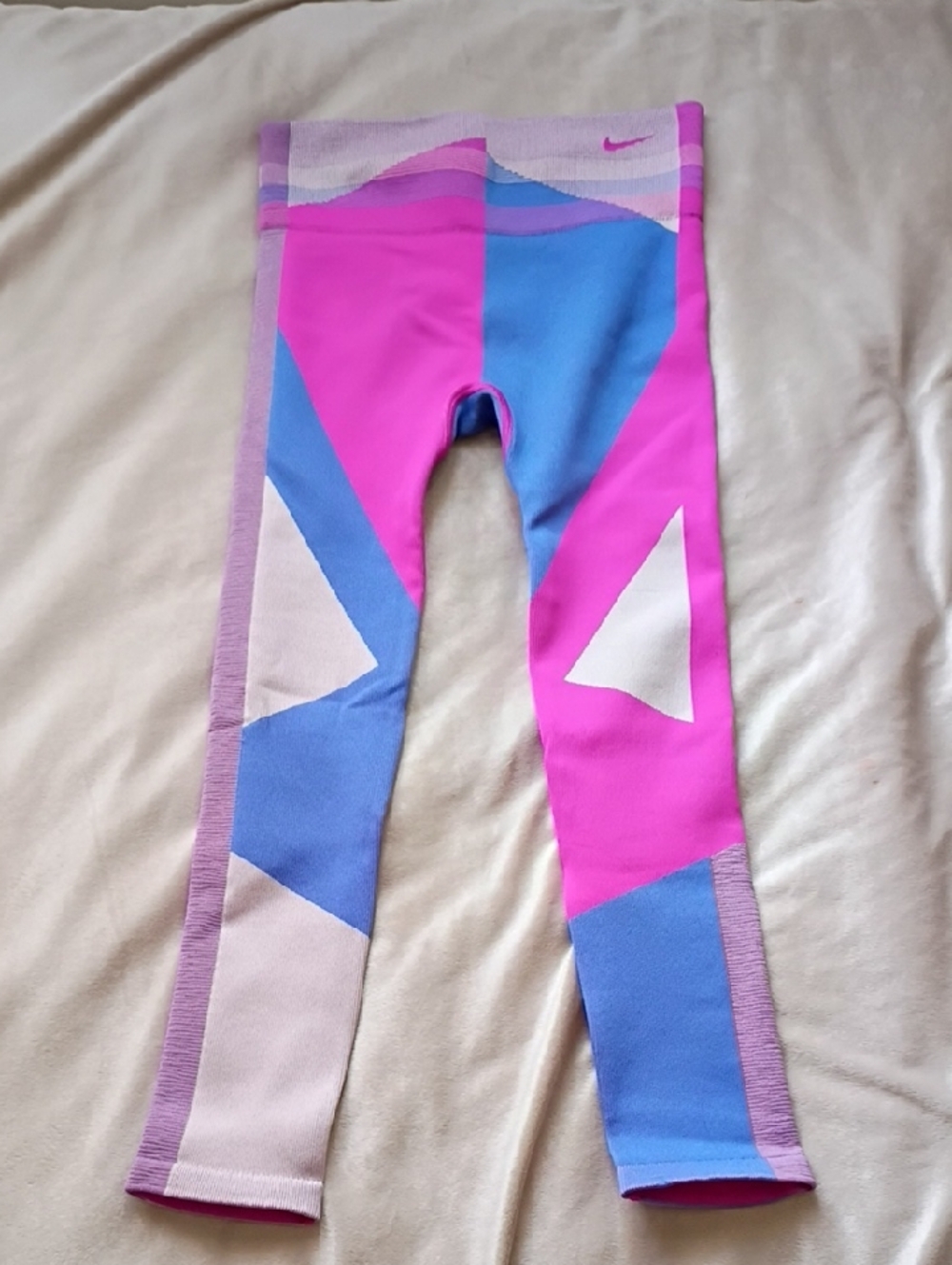 Nike Colorblock Leggings Pink Blue